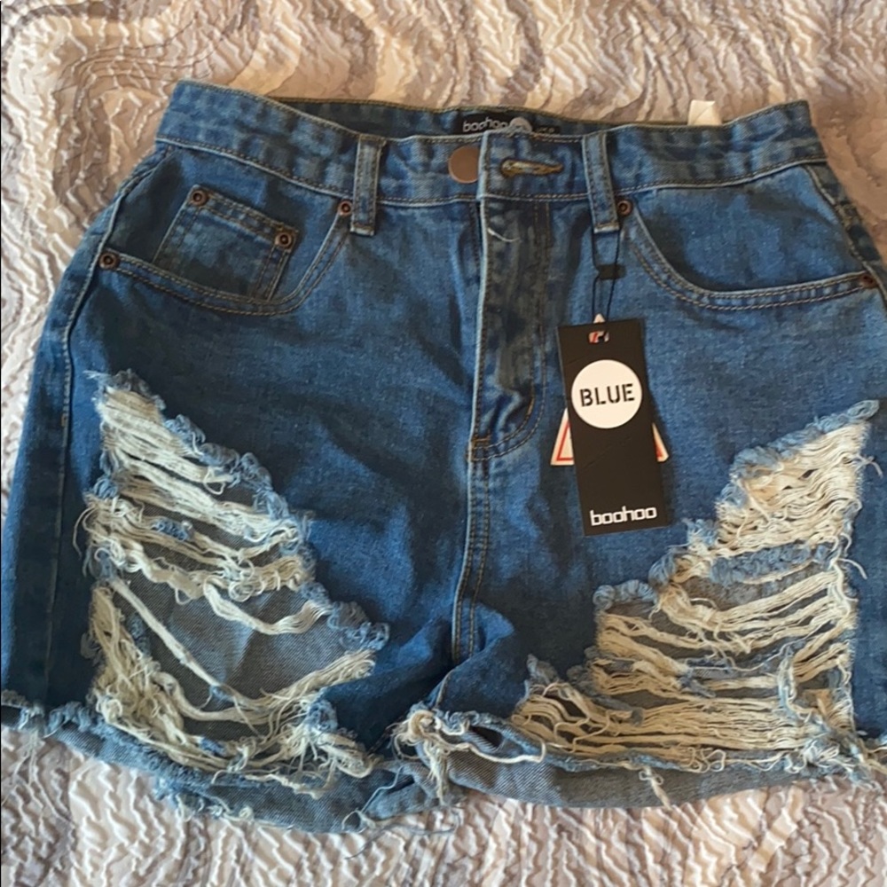 Denim shorts size 4